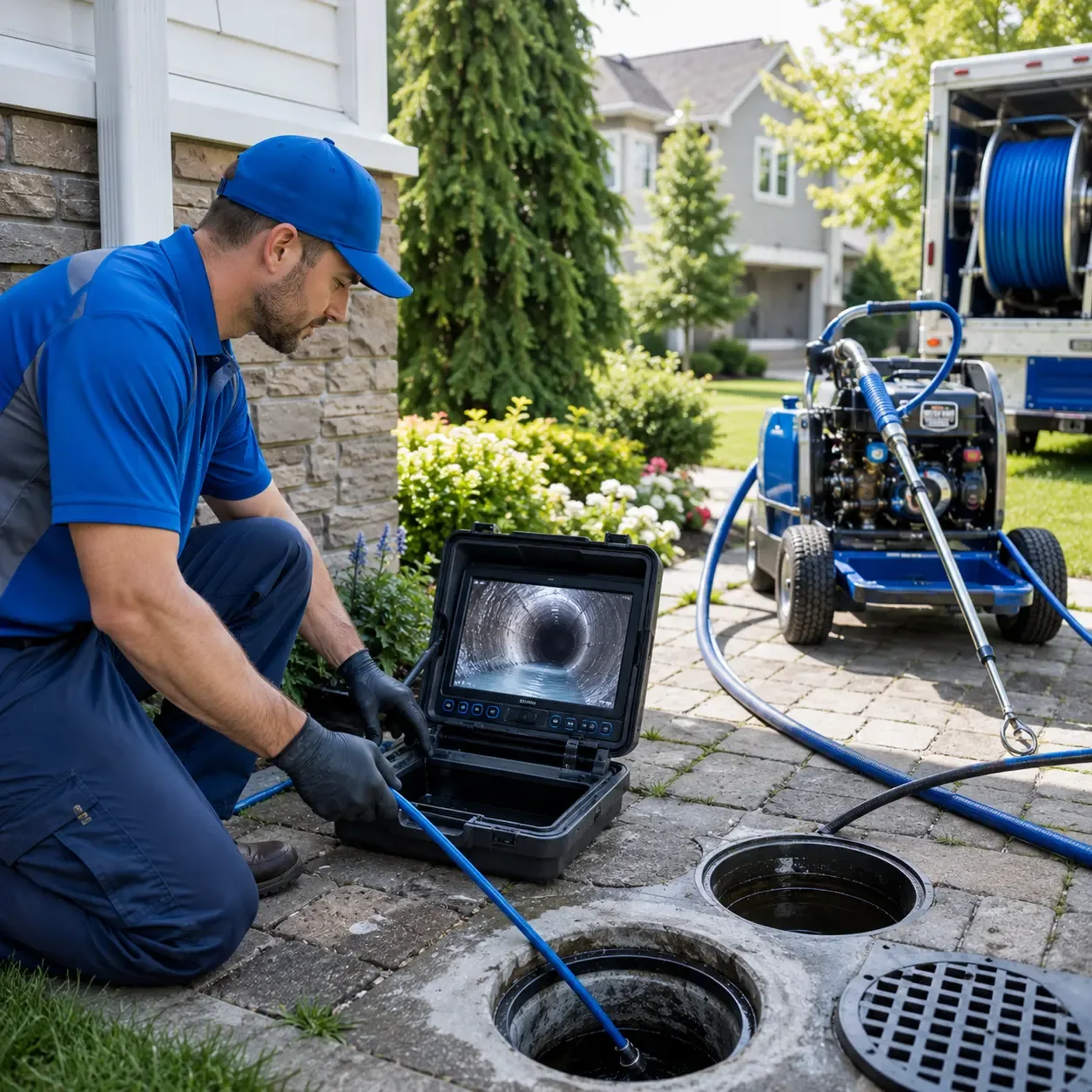 Outdoor drain cleaning professionals serving Okemos, MI